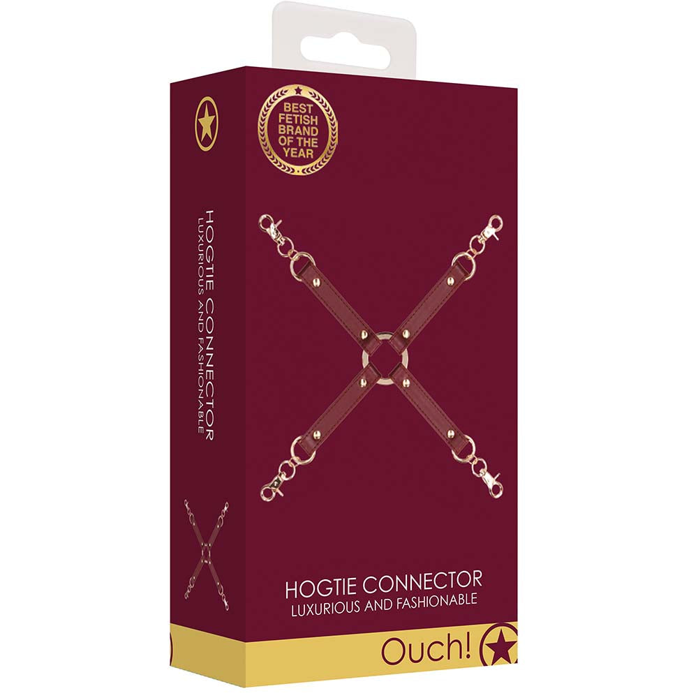 Ouch! Halo Hogtie Connector in Burgundy Bondage and Fetish > Restraints