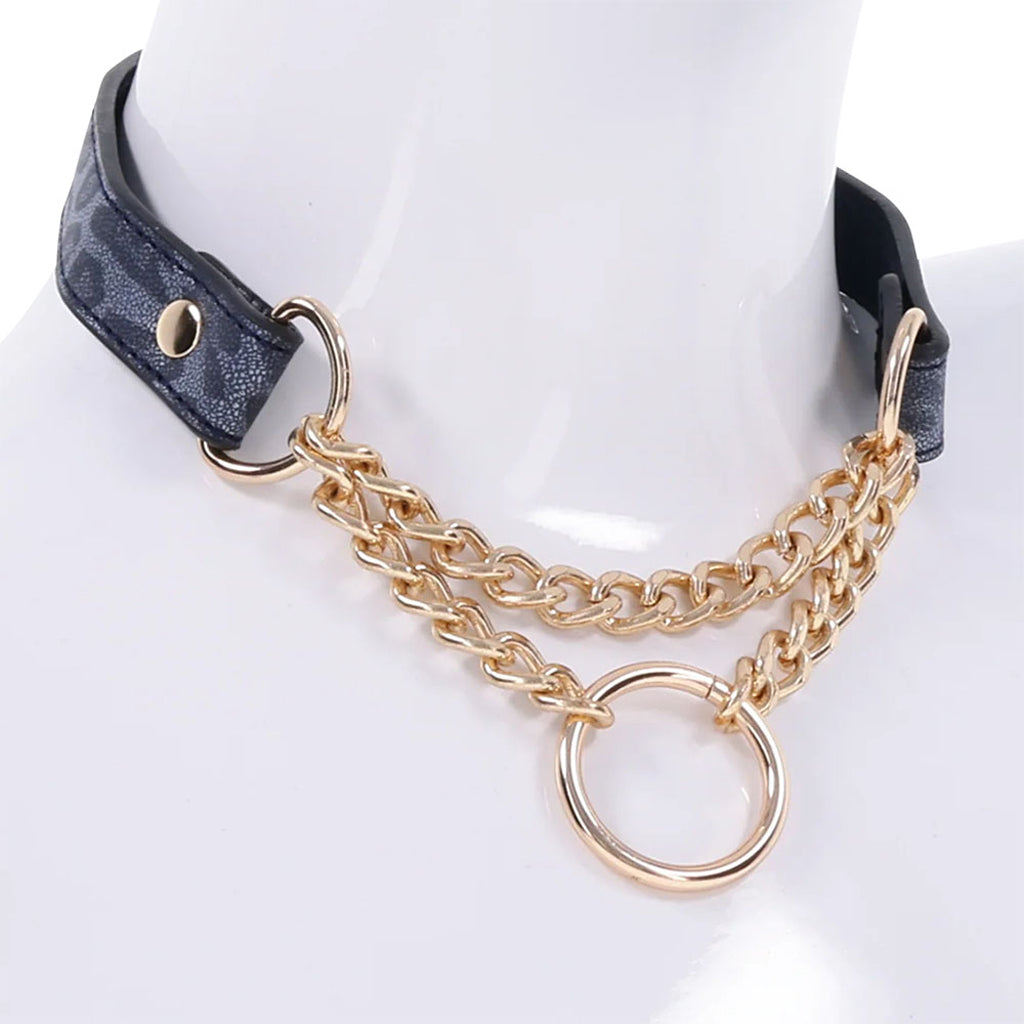 Sex & Mischief Cougar Day Collar Bondage and Fetish > Leashes and Collars