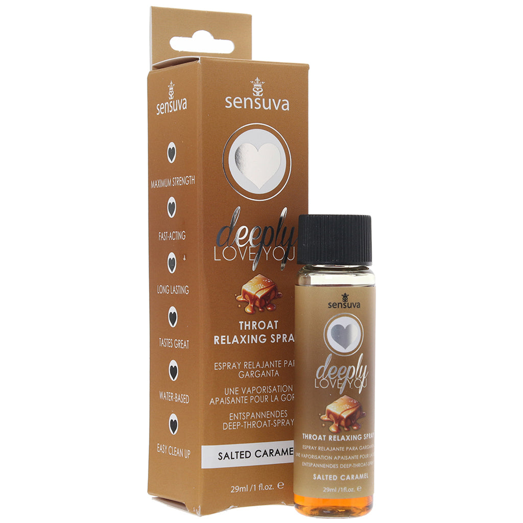 Deeply Love You Throat Relaxing Spray 1oz in Salted Caramel Lubes and Lotions > Sexual Stimulants