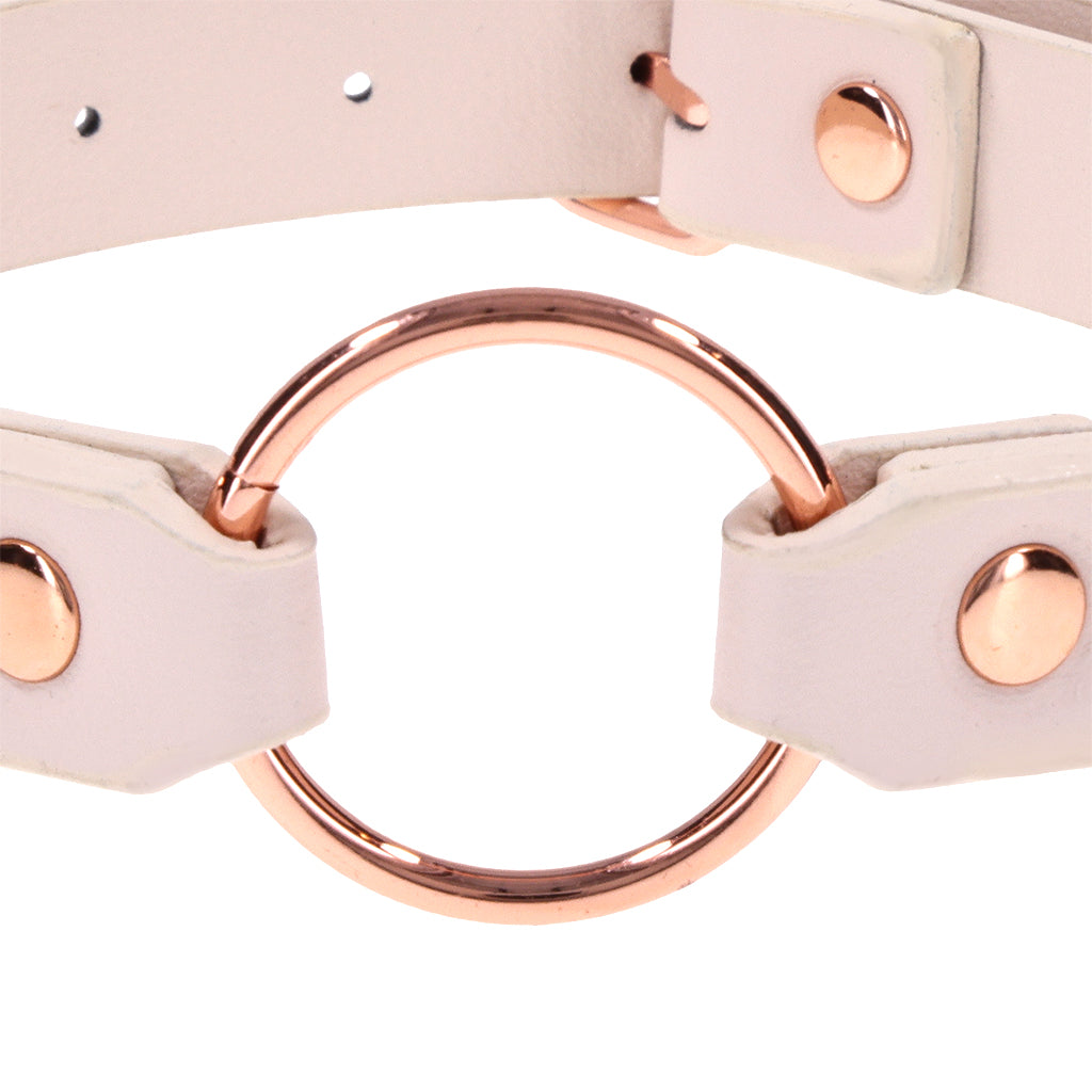 S&M Peaches 'n CreaMe Ring Day Collar Bondage and Fetish > Leashes and Collars