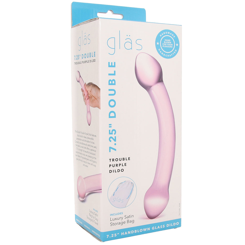 gläs Double Trouble Glass Dildo Dildo Sex Toys > Double Ended Dildos