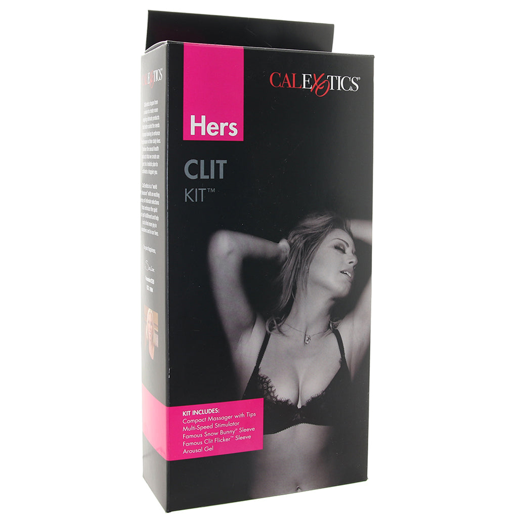 Her Clit Kit in Pink/Clear Vibrators > Clitoral Stimulators