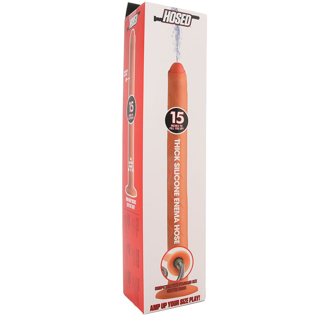 15 Inch Thick Realistic Silicone Enema Hose Anal Sex Toys > Douche and Enema