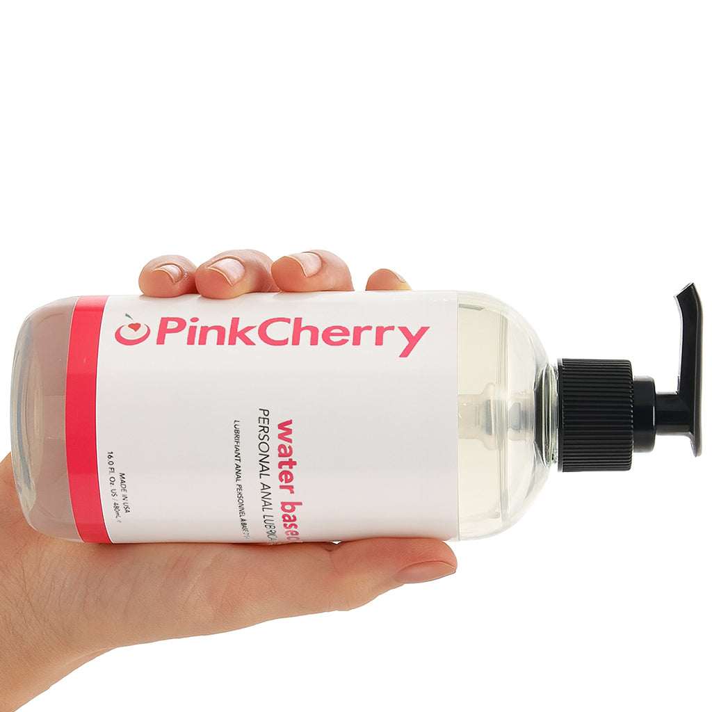 PinkCherry Water Based Anal Lubricant in 16oz/475ml Lubes and Lotions > Anal Sex Lubes