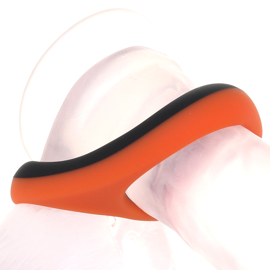 Rock Solid The Code C-Ring and Bandana Set in Orange Cock Rings