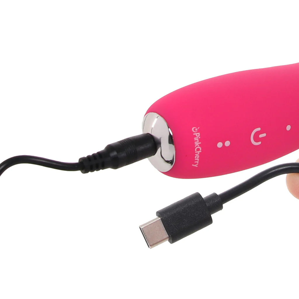 PinkCherry G-Spot Slim Rabbit Vibe in Pink Vibrators > Rabbit Vibrators
