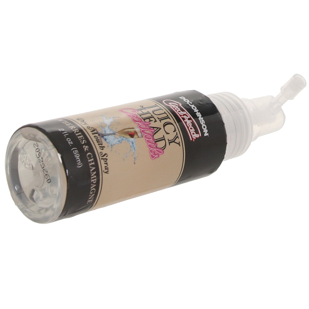GoodHead Juicy Mouth Spray 2oz/59ml in Strawberries & Champ Lubes and Lotions > Flavored Sex Lubes