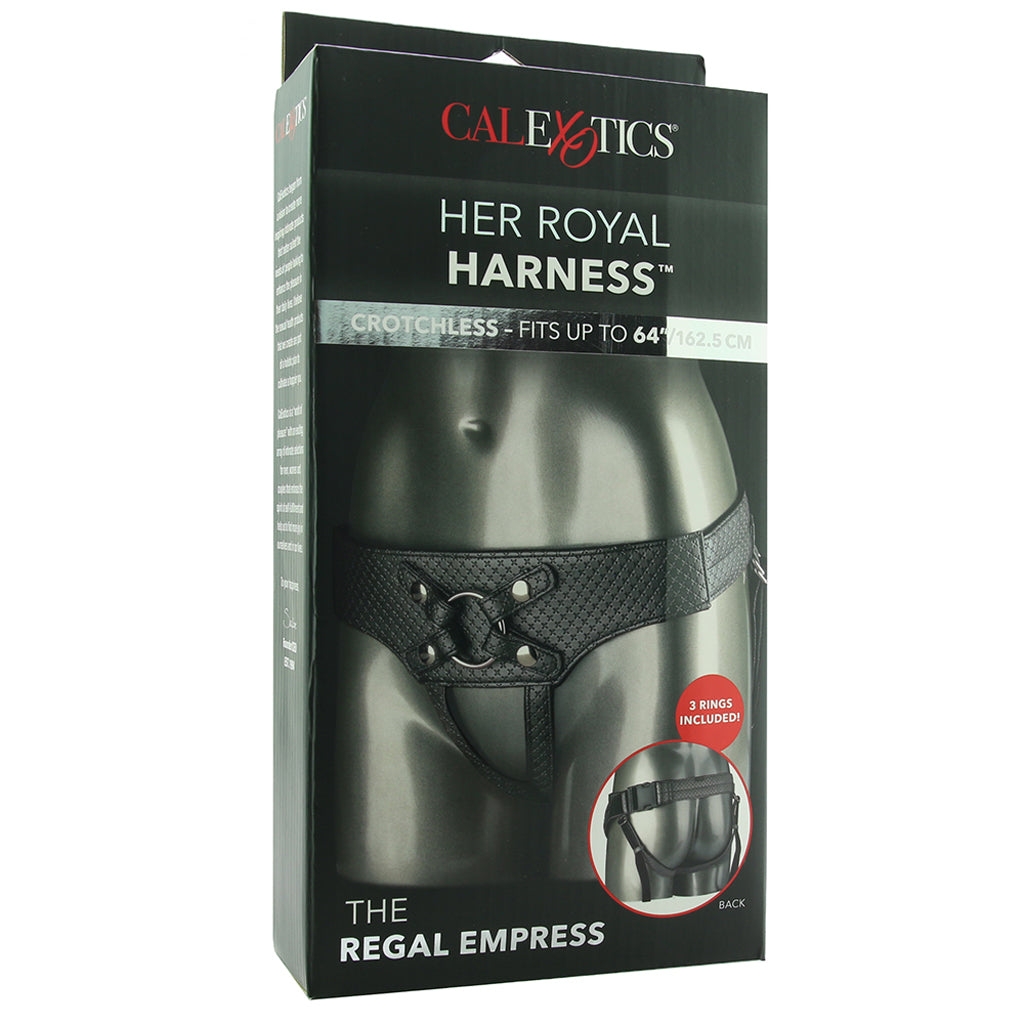 Her Royal Harness The Regal Empress in Pewter Dildo Sex Toys > Strap-On and Harnesses
