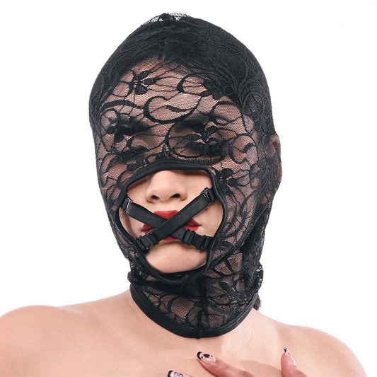 Sex & Mischief Lace Hush Hood Bondage and Fetish > Tools & Accessories