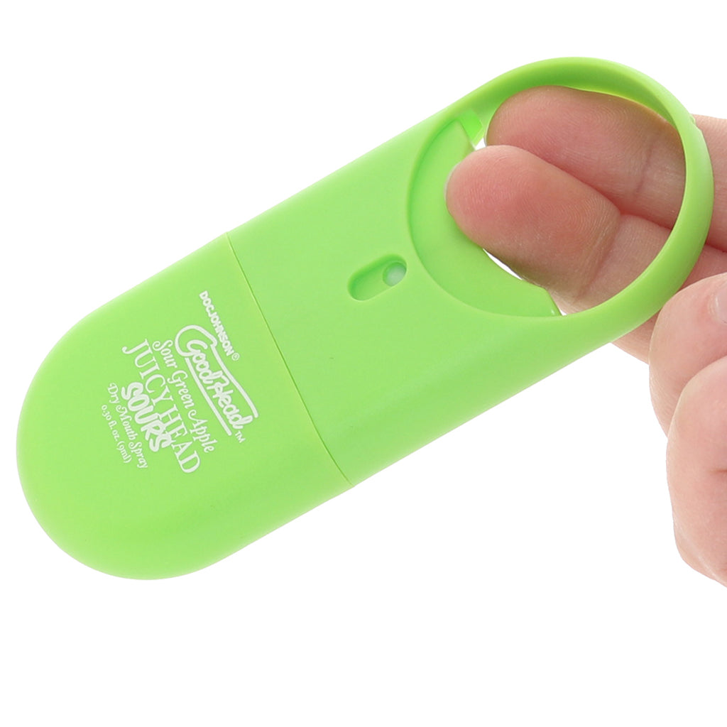 GoodHead Juicy Head Sours Mouth Spray To-Go in Green Apple Lubes and Lotions > Flavored Sex Lubes
