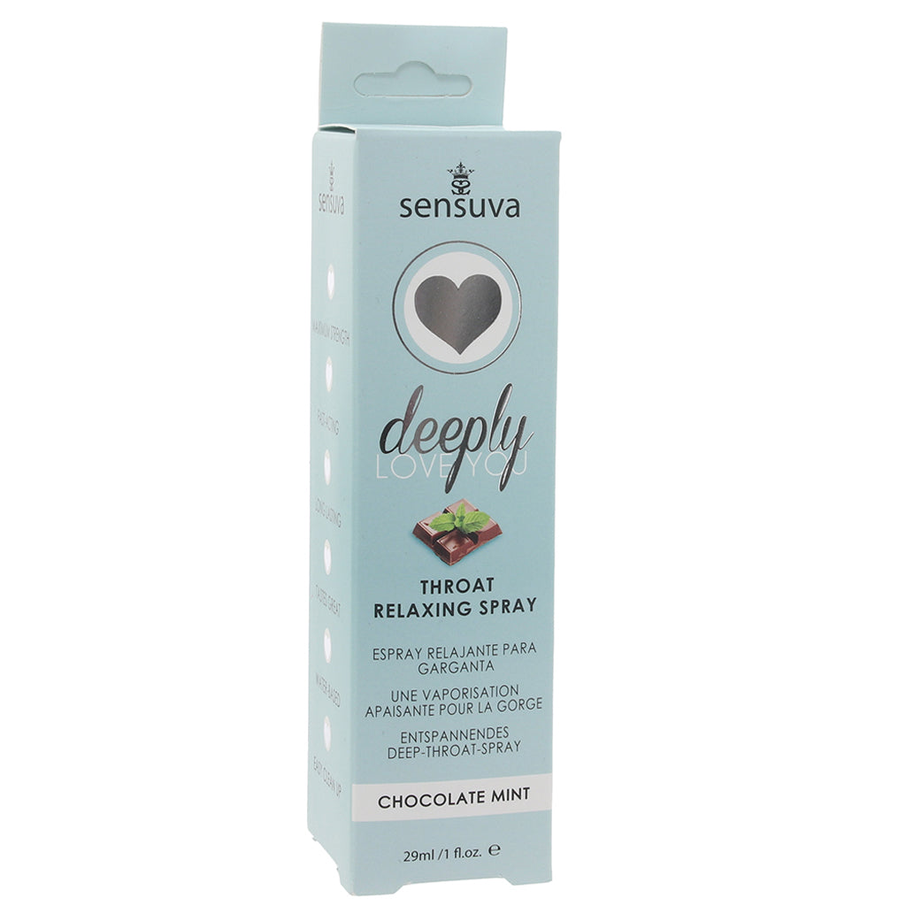 Deeply Love You Throat Relaxer 1oz/29ml in Chocolate Mint Lubes and Lotions > Sexual Stimulants