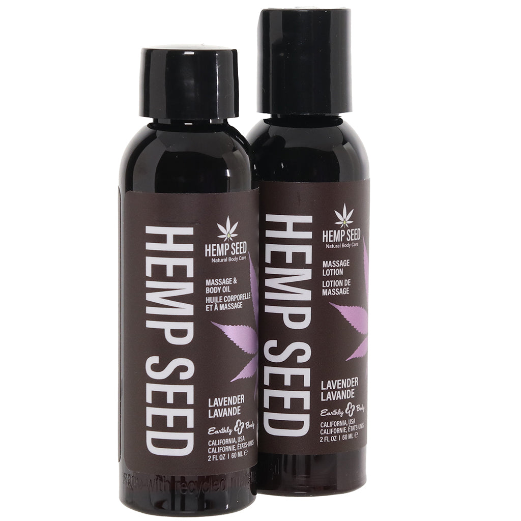 Hemp Seed Tranquility Trio Massage Kit in Lavender Sensual Love > Massage