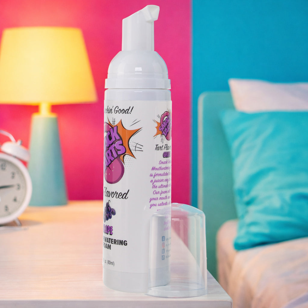 Smack Tarts Mouthwatering Foam 2.7oz/80ml in Grape Lubes and Lotions > Flavored Sex Lubes