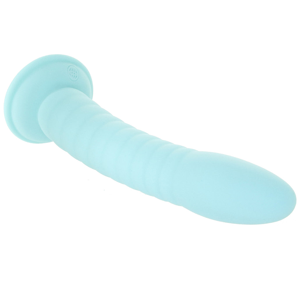 Dillio Platinum Wild Thing 7 Inch Dildo in Teal Dildo Sex Toys > G-Spot Dildos