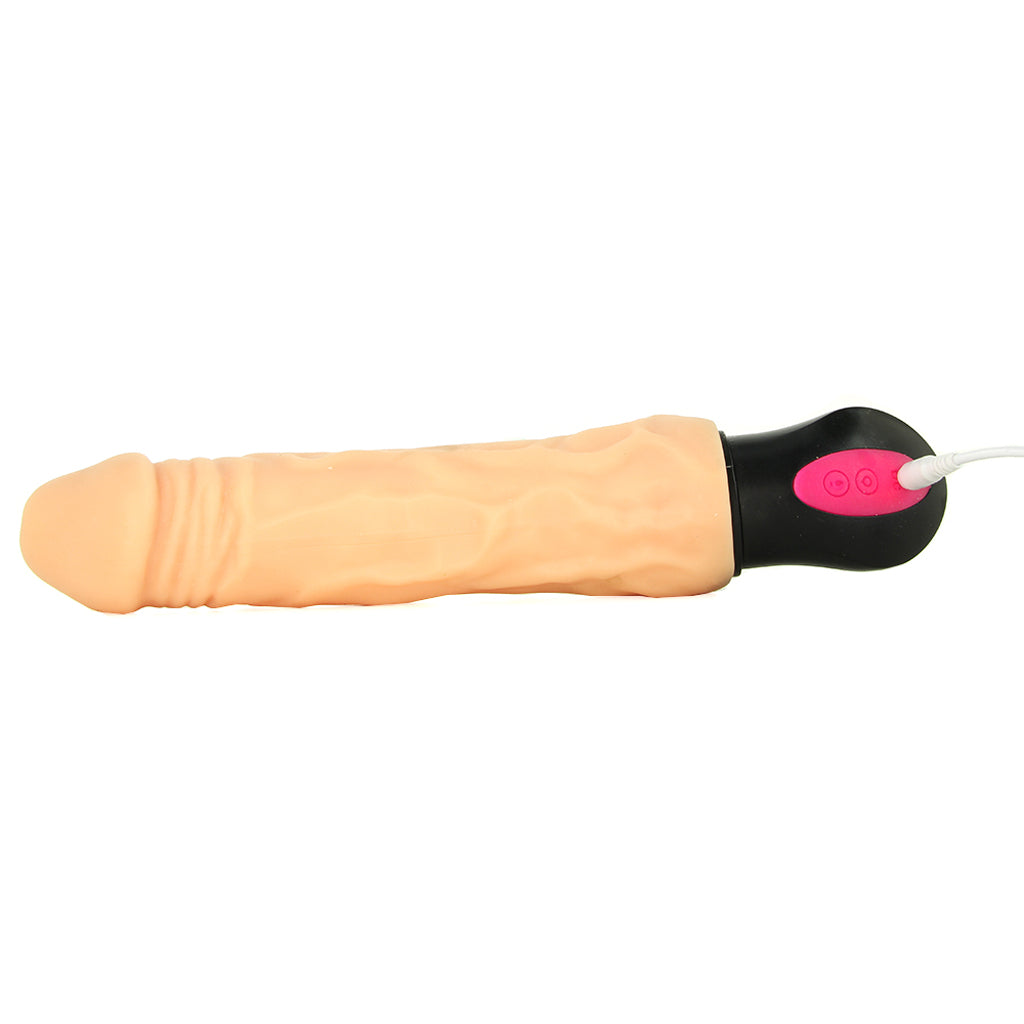 Natural Realskin 8 Inch Hot Cock #3 Vibrators > Realistic Vibrator Dildos