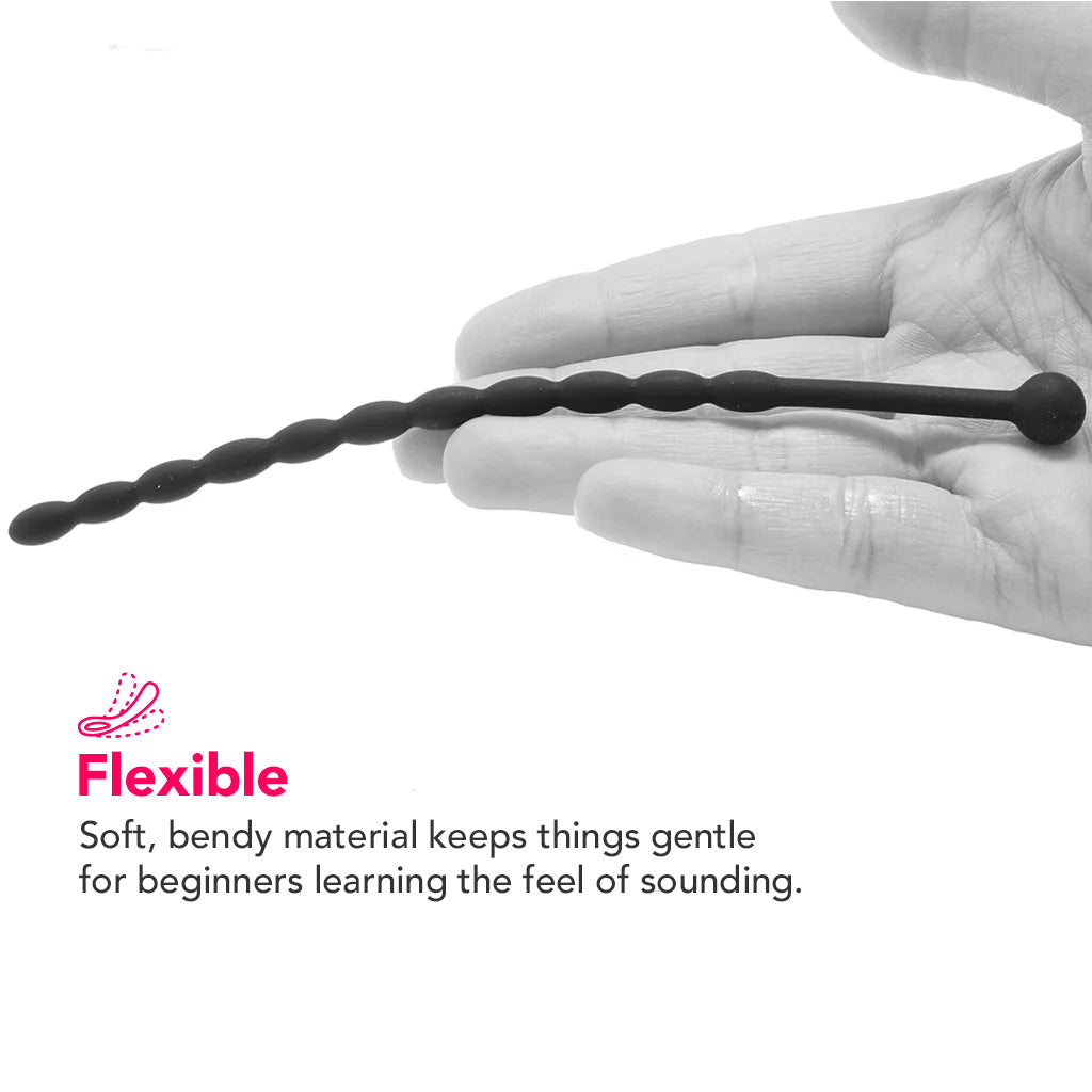 Ouch! Beginners Silicone Urethral Sounding Set Bondage and Fetish > Cock and Ball Devices
