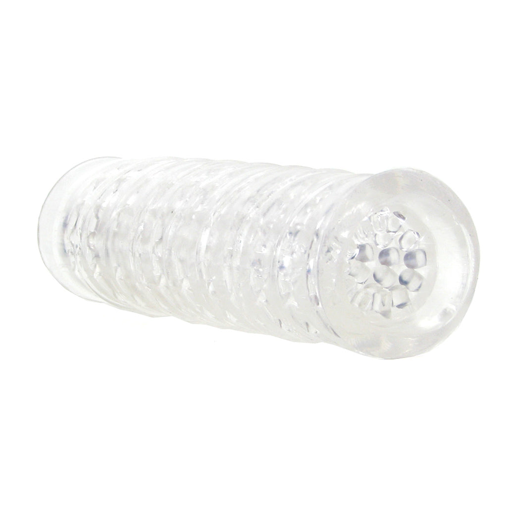 Dr. Joel Kaplan Clear Stroker Reversible Masturbator Male Masturbators > Discreet Masturbators