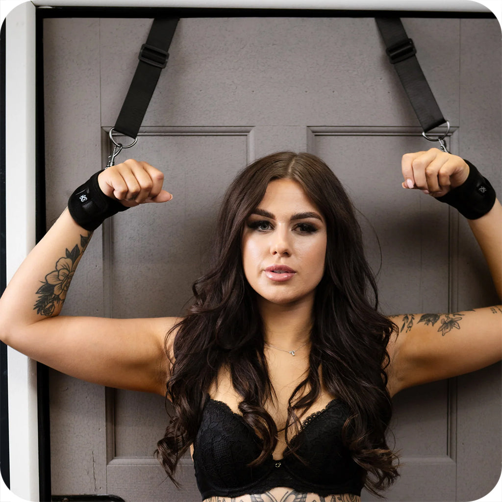 Sei Mio Doorway Play Over-Door Cuff Restraints Bondage and Fetish > Restraints