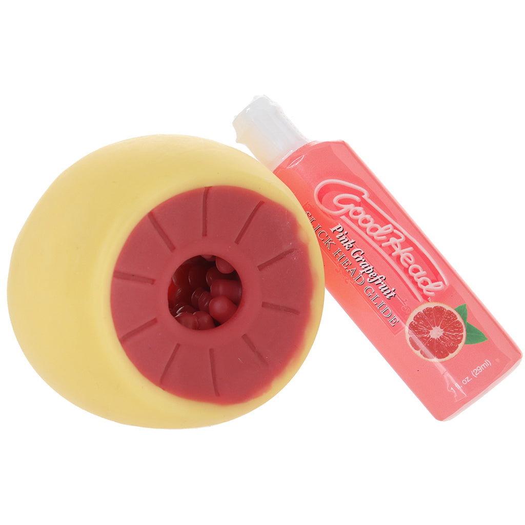 GoodHead Grapefruit Blowjob Set Male Masturbators > Pocket Strokers