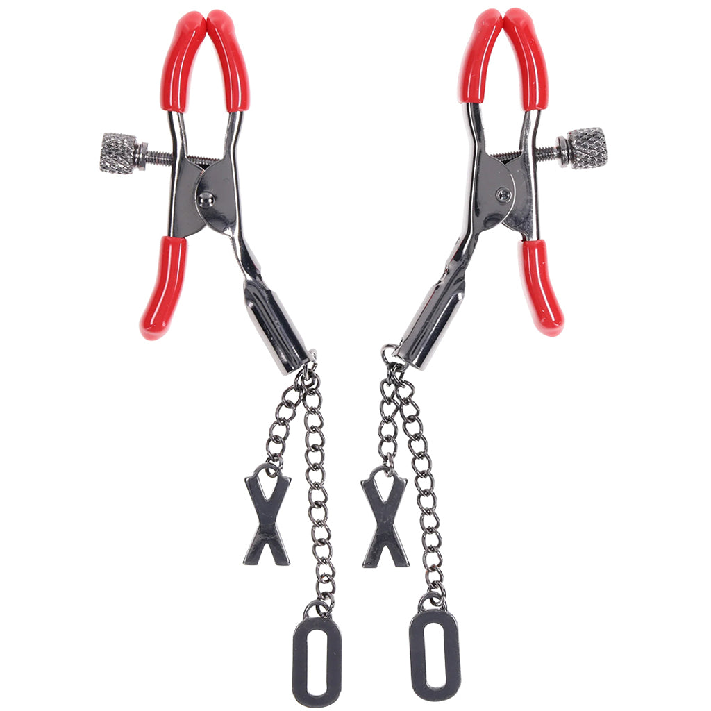 Ex's & Oh's Nipple Clamps Bondage and Fetish > Nipple Stimulators & Clamps