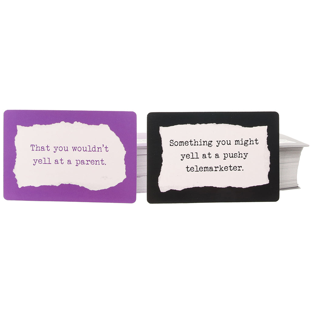 Pr*ck! Sl*t! F*ckhead! The Card Game Novelties 'n Parties