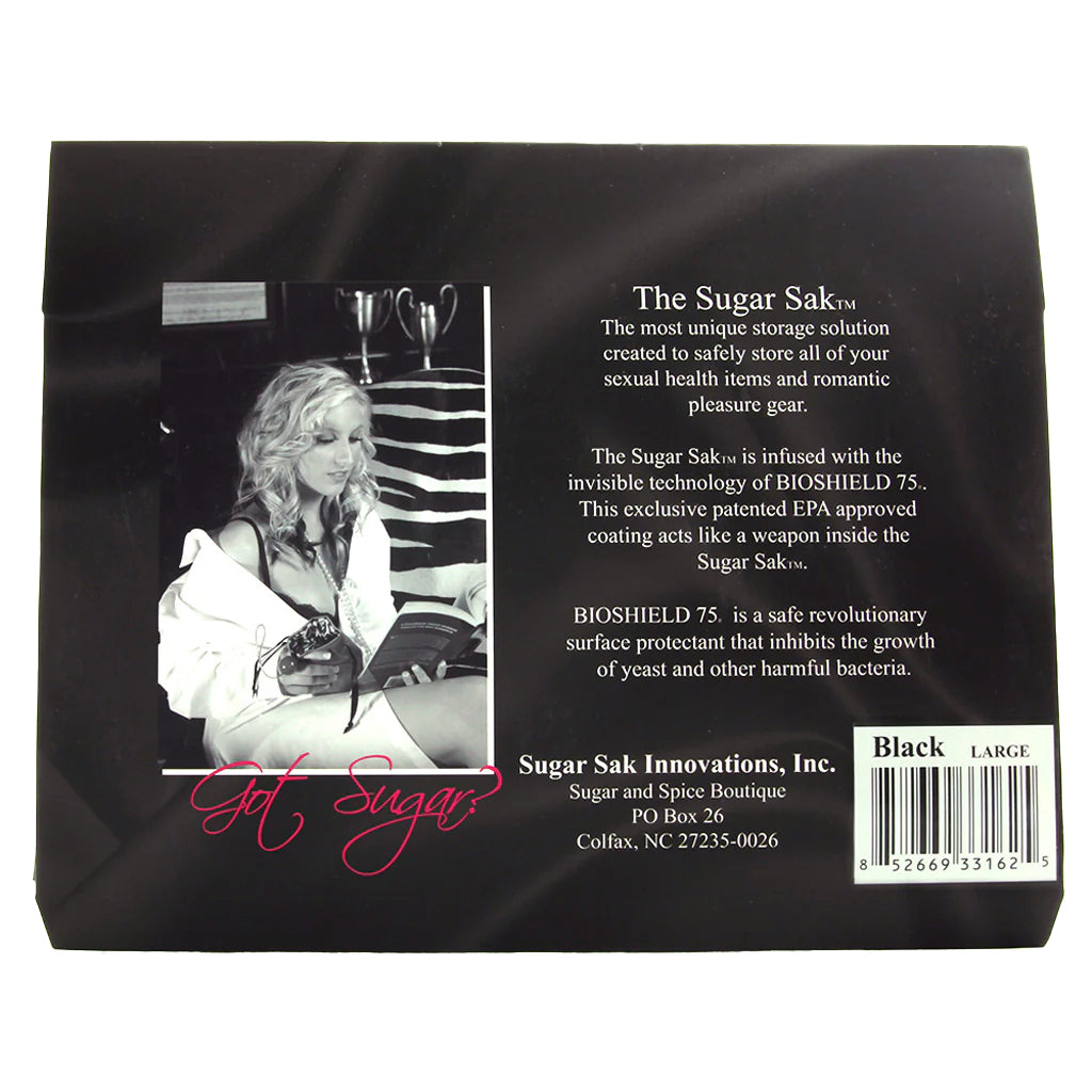 The Sugar Sak BioShield 75 Storage Solution Large in Black Toy Storage
