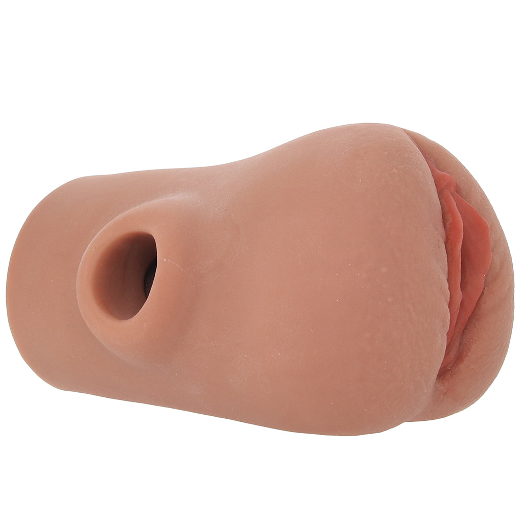 PDX Pussy Pounder Squeeze Stroker in Brown Male Masturbators > Pocket Strokers