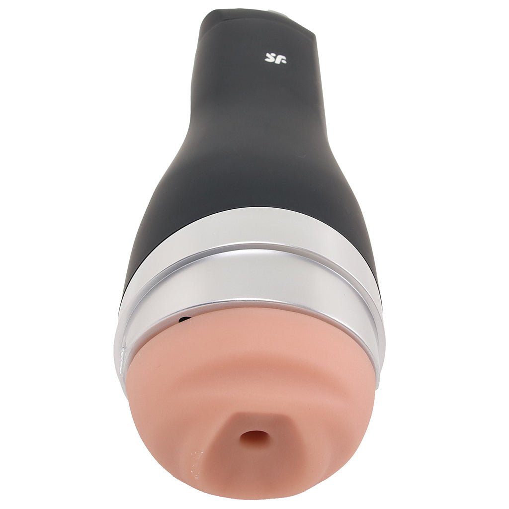 Satisfyer Men Classic Silver Masturbator Male Masturbators > Self-Contained Strokers