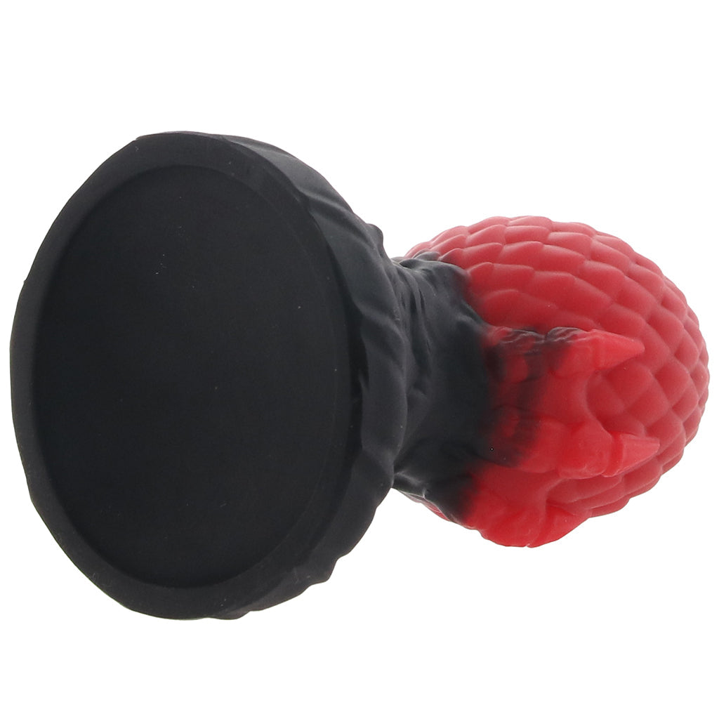 Creature Cocks Eye of the Dragon Silicone Plug in Red Anal Sex Toys > Butt Plugs