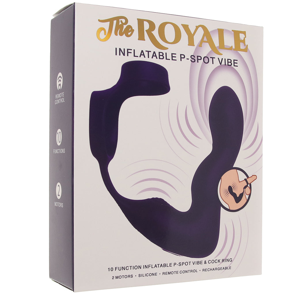 The Royale Inflatable P-Spot Vibe Anal Sex Toys > Prostate Massagers