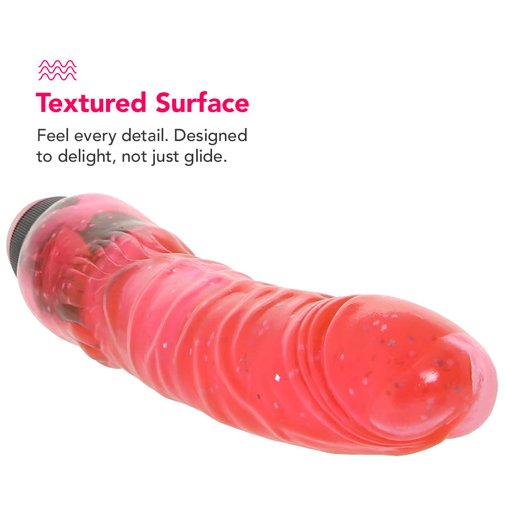 PinkCherry Hot Pink Curved Penis in Pink Vibrators > Realistic Vibrator Dildos