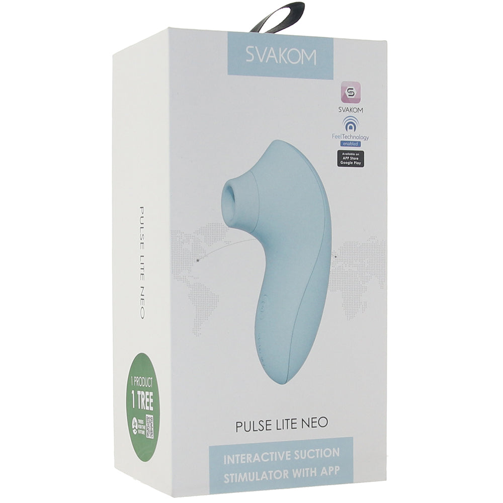 Pulse Lite Neo Suction Stimulator with App in Seafoam Blue Vibrators > Clitoral Stimulators