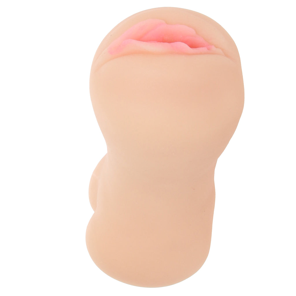 Stroke It Dual Pussy & Ass Stroker in Ivory Male Masturbators > Pocket Strokers