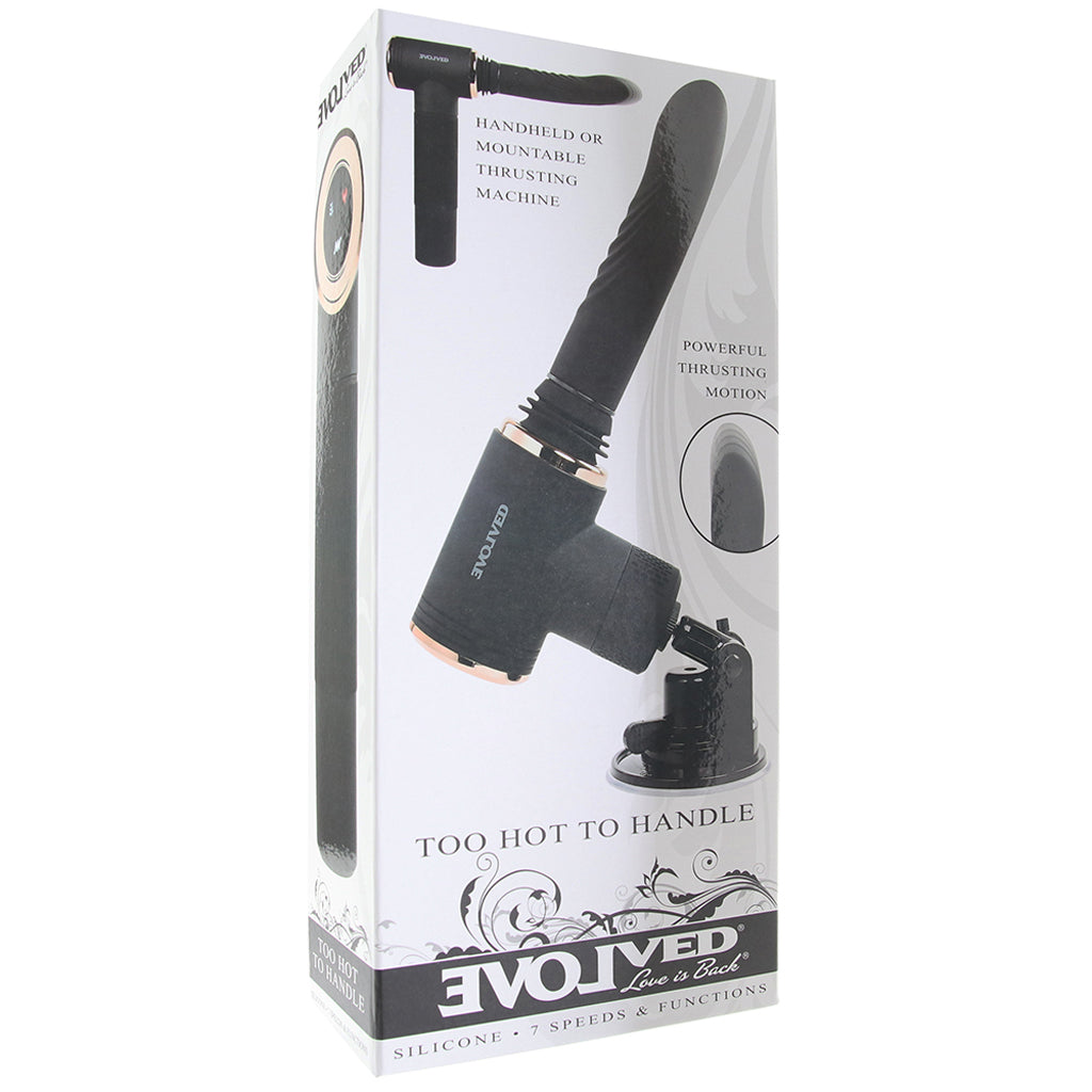 Too Hot To Handle Mountable Thrusting Machine Vibrators > Anal Vibrators