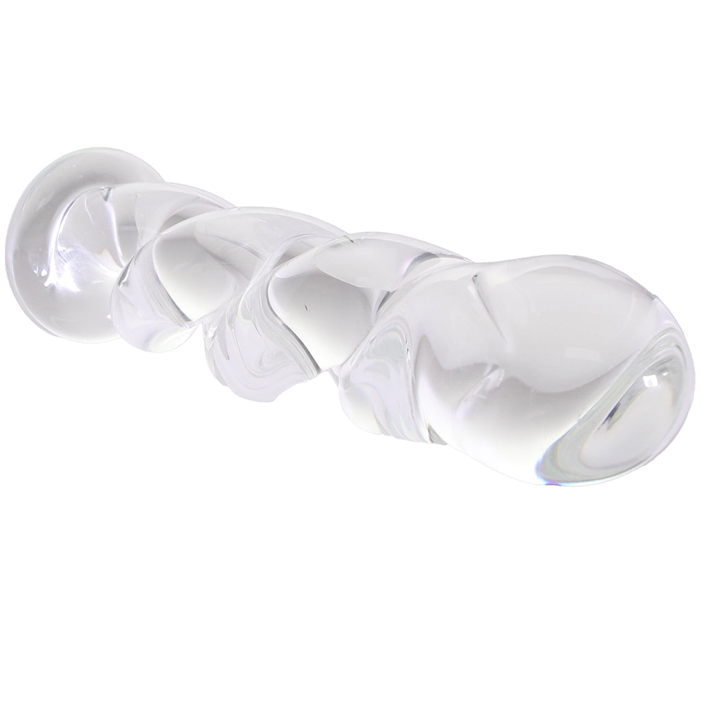 Clarity Seraphic Braid Glass Dildo Dildo Sex Toys > Pyrex Glass Dildos