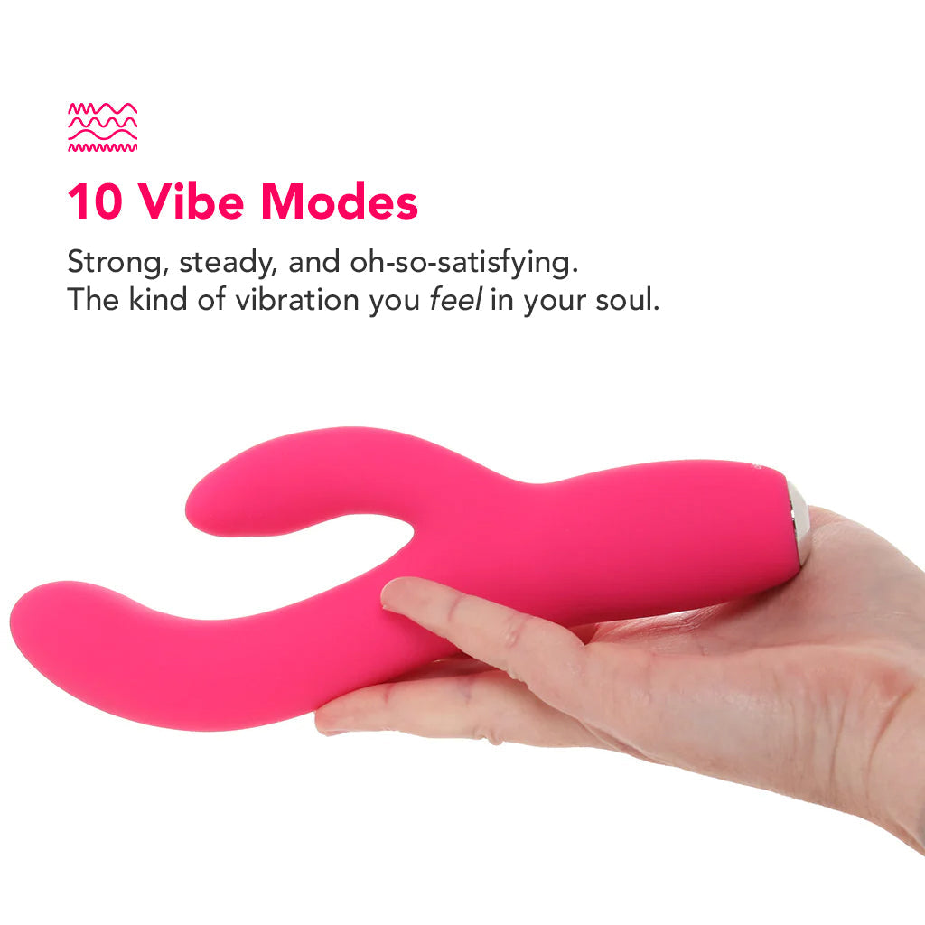 PinkCherry G-Spot Slim Rabbit Vibe in Pink Vibrators > Rabbit Vibrators