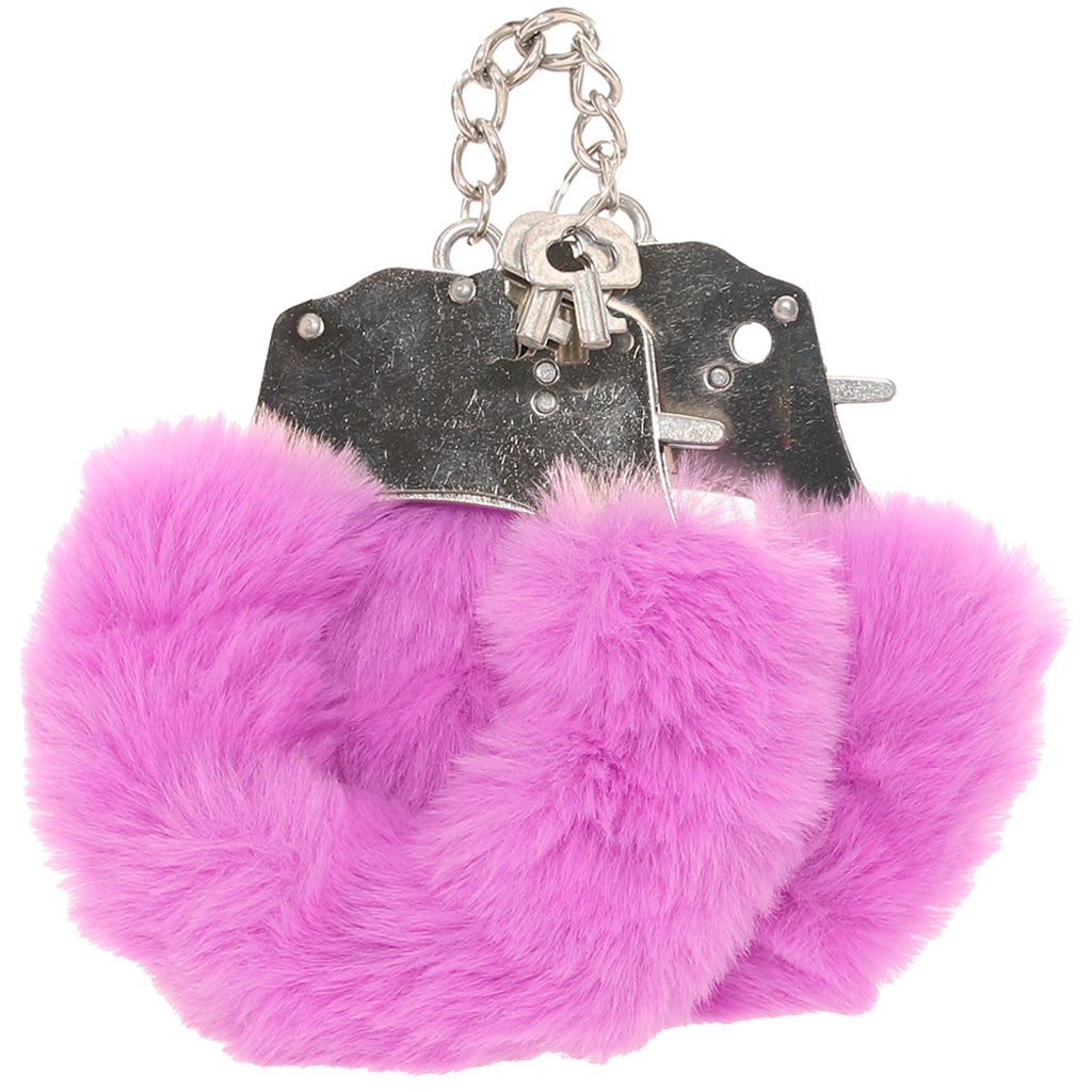 Ouch! Heavy Duty Fluffy Cuffs in Purple Bondage and Fetish > Wrist and Ankle Cuffs