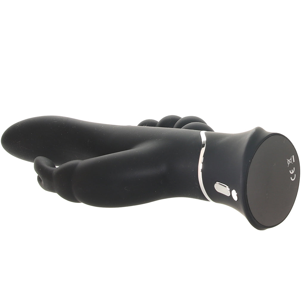 Happy Rabbit Triple Curve Vibe in Black Vibrators > Rabbit Vibrators