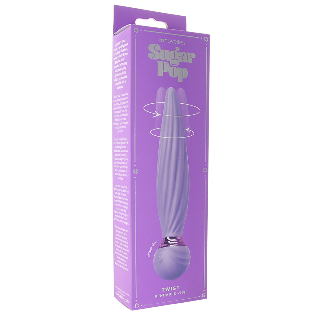 Sugar Pop Twist Bendable Vibe in Purple Vibrators > Clitoral Stimulators