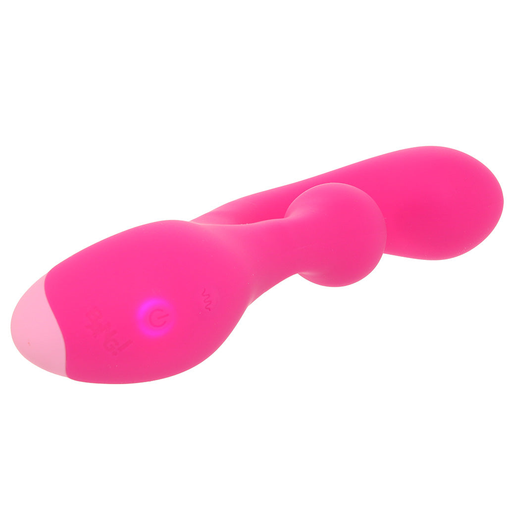Bang! Gyro Silicone Rabbit Vibe in Pink Vibrators > Rabbit Vibrators