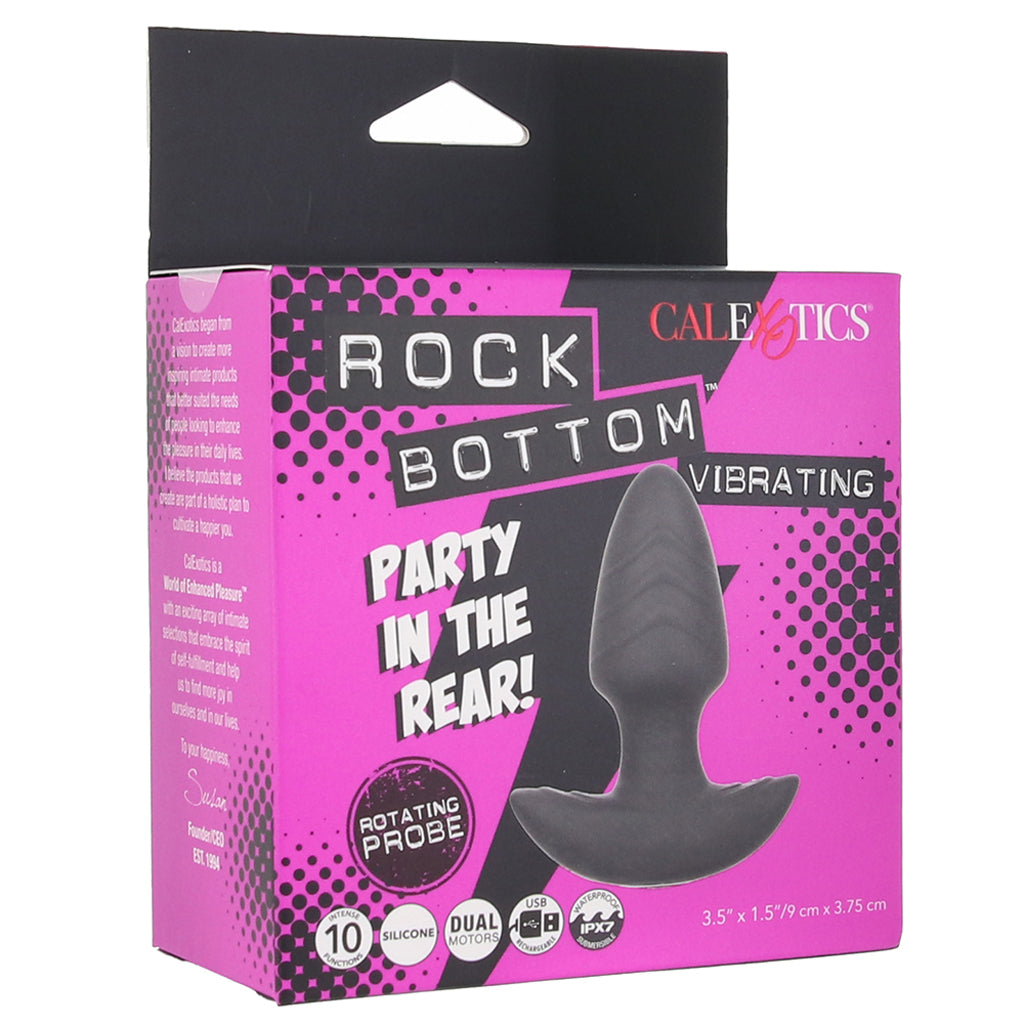 Rock Bottom Vibrating Rotating Butt Plug Anal Sex Toys > Butt Plugs
