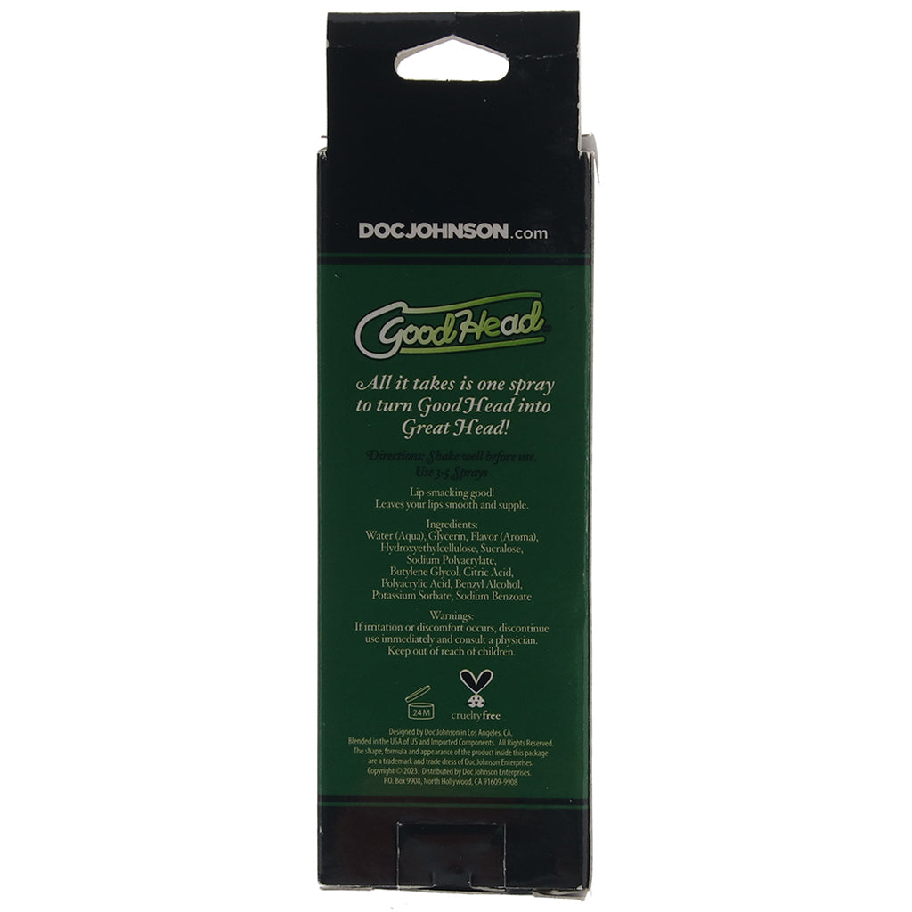 GoodHead Juicy Head Sours Mouth Spray 2oz/59ml in Apple Lubes and Lotions > Flavored Sex Lubes