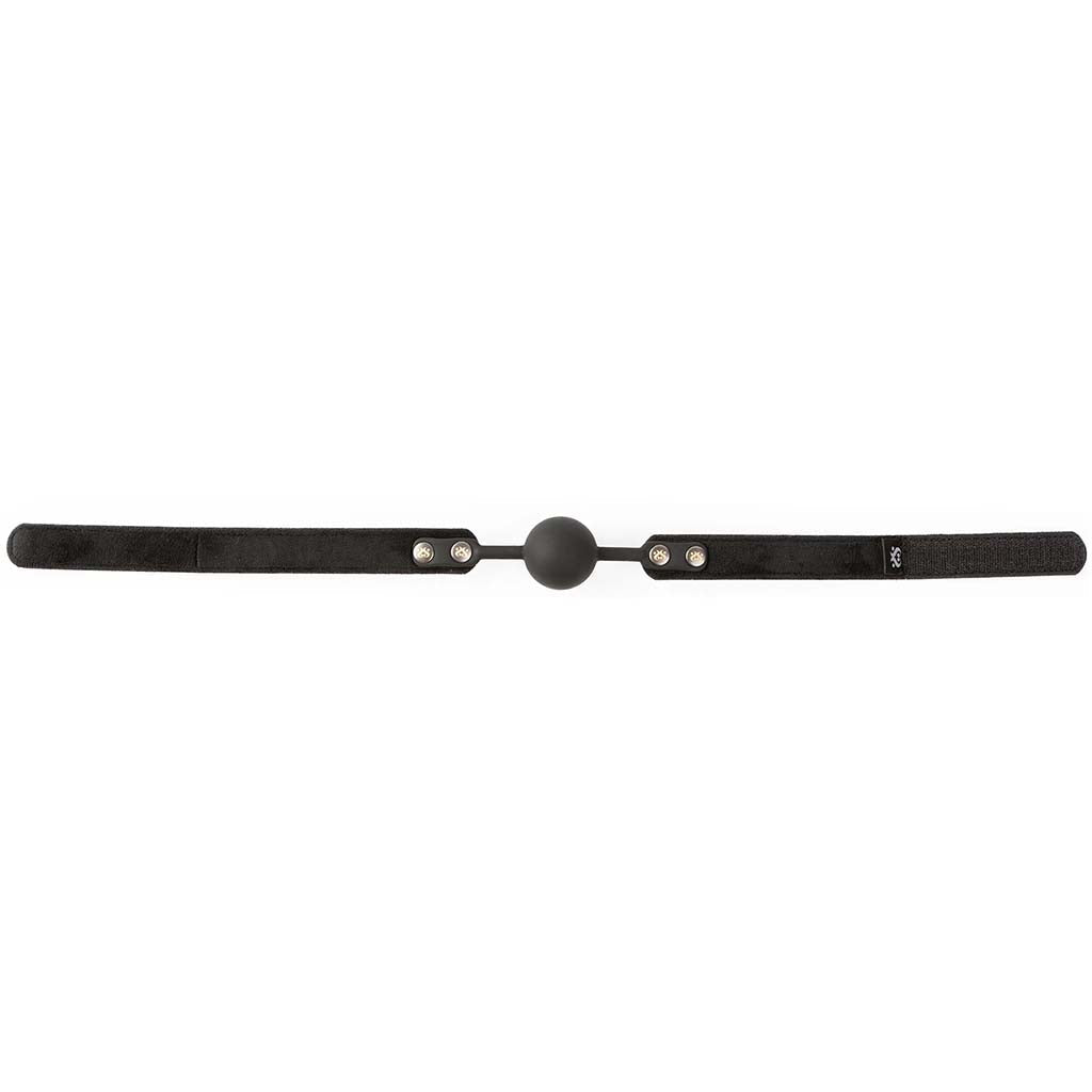 Sei Mio Strictly Come Quietly Soft Strap Silicone Ball Gag Bondage and Fetish > Ball Gags & Mouth Restraints