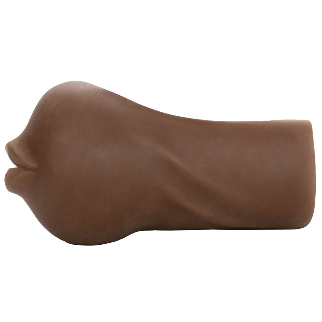 Stroke It Anatomical Mouth Stroker in Brown Male Masturbators > Mouth Masturbators & Strokers
