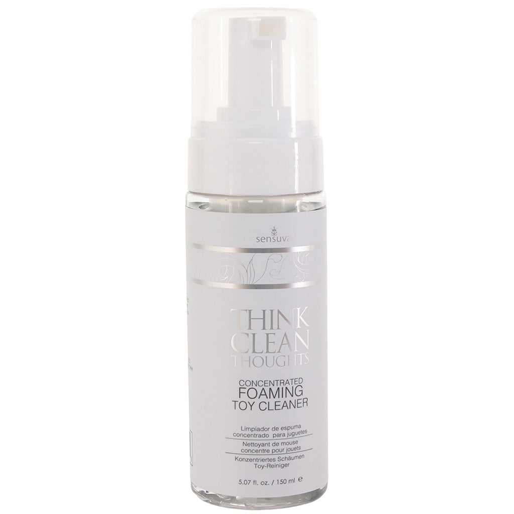Think Clean Thoughts Foaming Toy Cleaner 5.07oz Lubes and Lotions > Sex Toy Cleaner