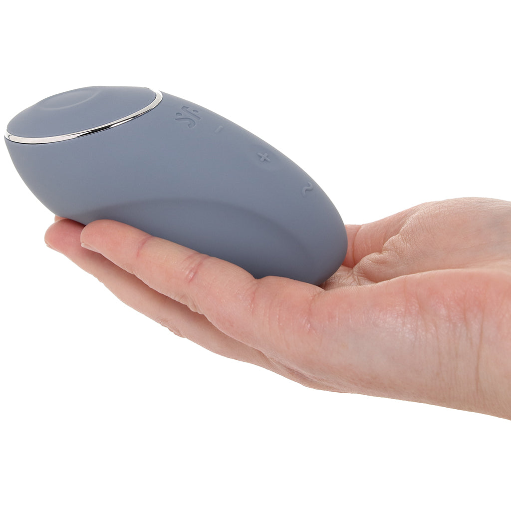 Satisfyer Tap & Climax 1 Tapping Vibe in Grey Vibrators > Clitoral Stimulators