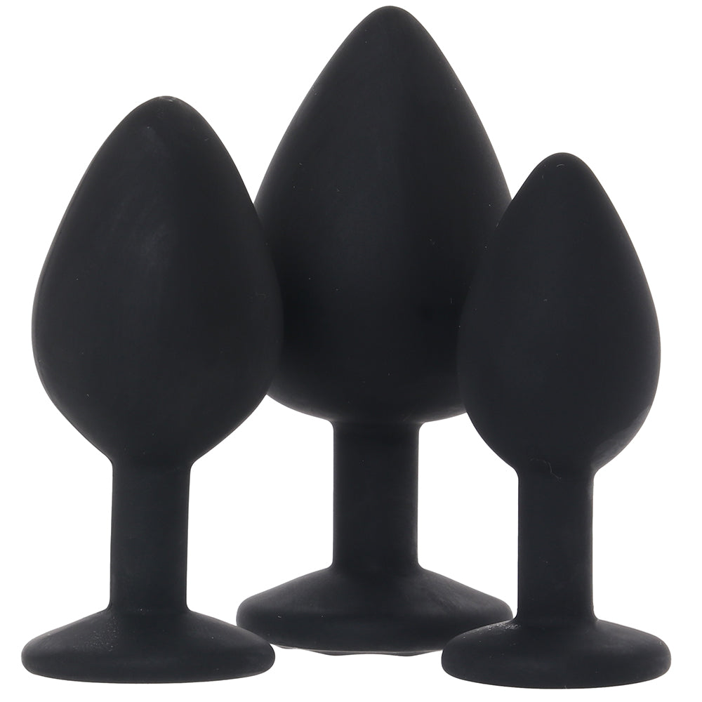 Gemsations Round Gem Silicone Anal Training Kit Anal Sex Toys > Butt Plugs