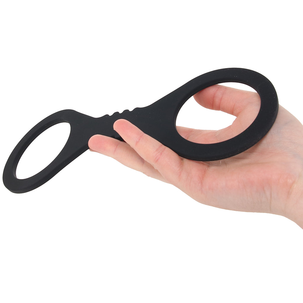 Sex & Mischief Shadow Silicone Cuffs in Small Bondage and Fetish > Wrist and Ankle Cuffs