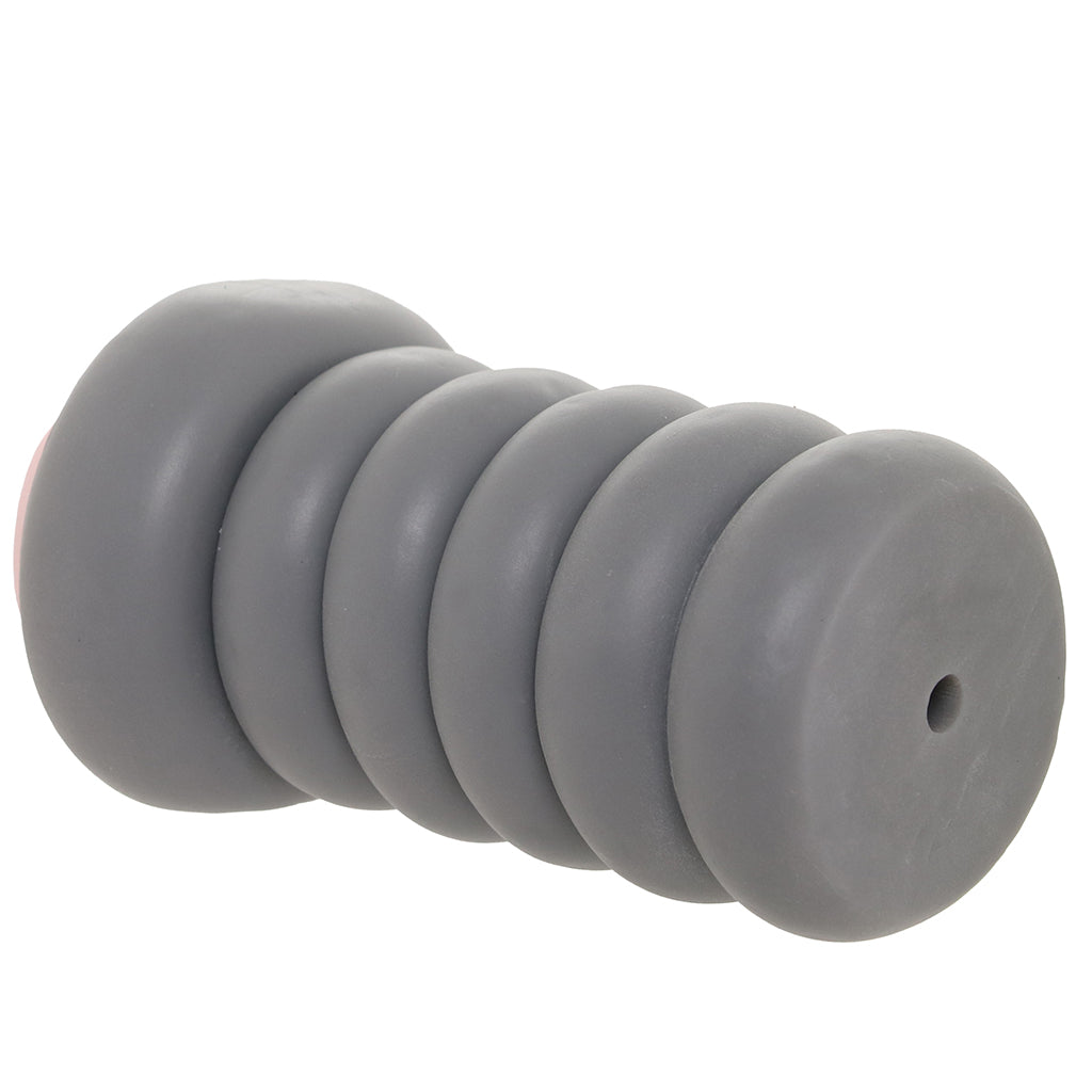 Ribbed Gripper Tight Pussy Stroker in Light Male Masturbators > Pocket Strokers