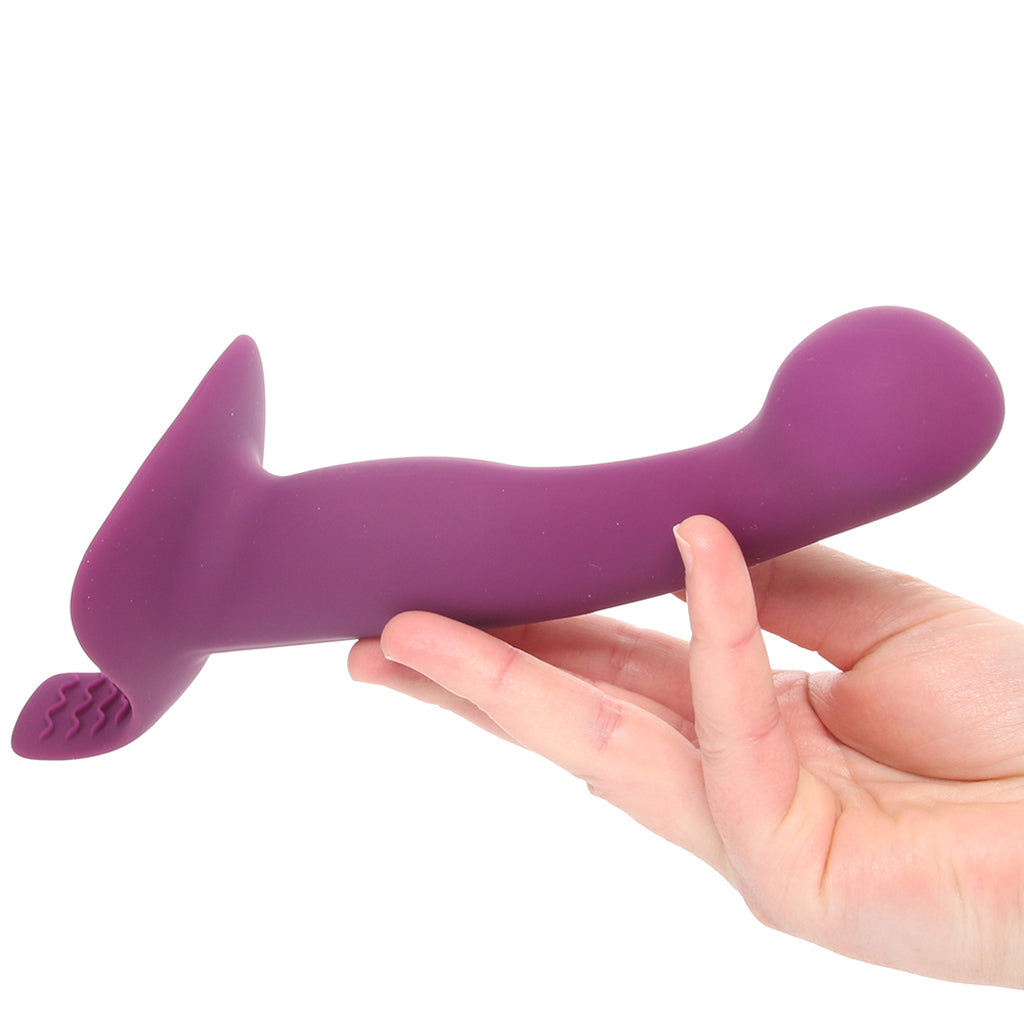 ME2 Vibrating Silicone Strap-On Ready Probe in Purple Vibrators > Strap-On & Wearable